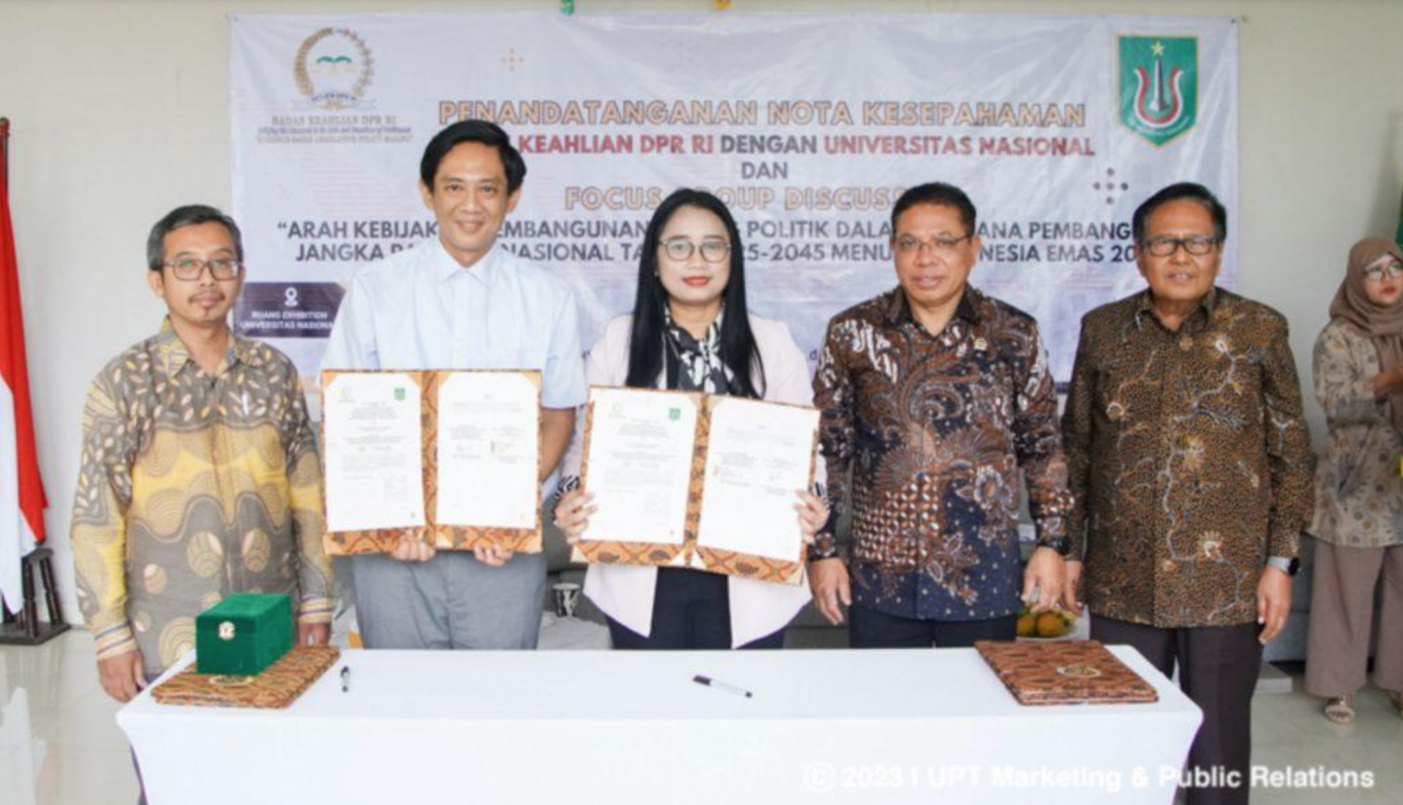 You are currently viewing Penandatanganan MoU Badan Keahlian DPR RI dan UNAS (Galeri Foto)